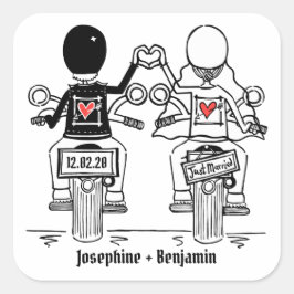 Adesivo Quadrado Autocolantes de motocicleta personalizados