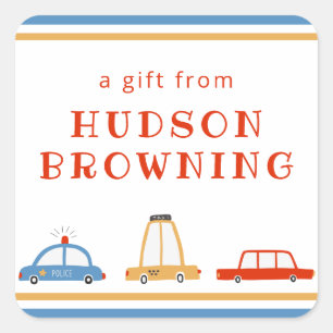 Adesivo Quadrado Autocolantes de presentes personalizados para carr