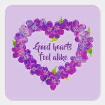 Autocolantes de Primavera púrpura com aspas