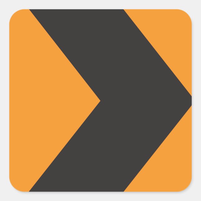 Adesivo Quadrado Autocolantes de Sinal de Roda Direita (Frente)