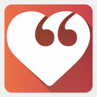 Adesivo Quadrado Autocolantes de voz livre