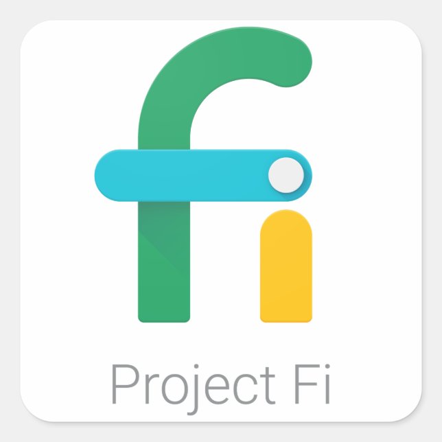 Adesivo Quadrado Autocolantes/decalques do Project Fi (Frente)