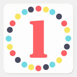 Adesivo Quadrado Autocolantes do carnaval {quadrado}