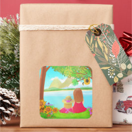 Adesivo Quadrado Autocolantes do Dream View - Coleção Grande