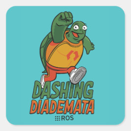 Adesivo Quadrado Autocolantes do ROS Dashing Diademata