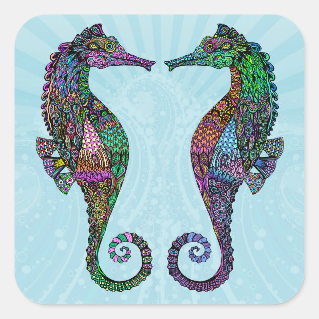 Adesivo Quadrado Autocolantes elétricos (Frente)