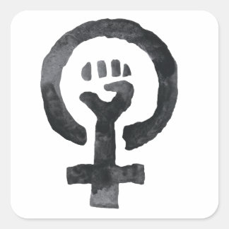 Adesivo Quadrado Autocolantes feministas