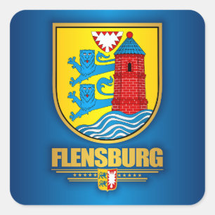 Adesivo Quadrado Autocolantes "Flensburg"