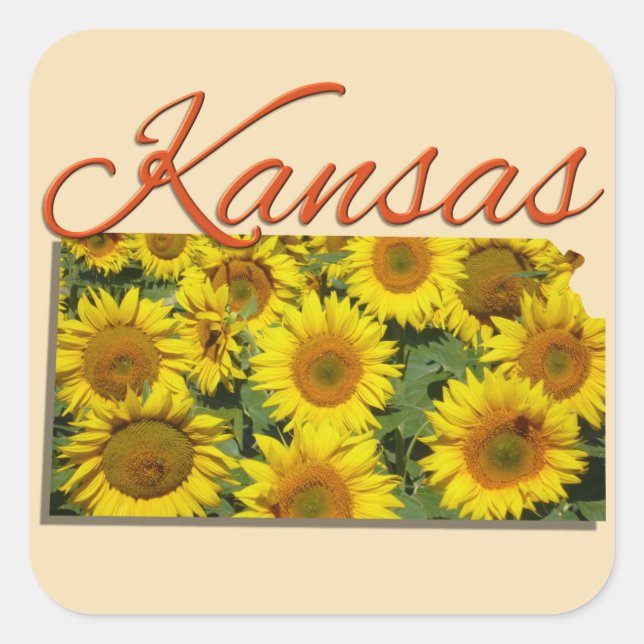 Adesivo Quadrado Autocolantes - KANSAS (Frente)