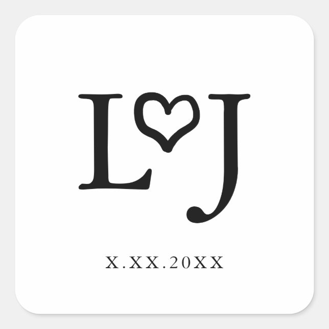 Adesivo Quadrado Autocolantes personalizados (Frente)