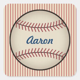 Adesivo Quadrado Autocolantes personalizados de beisebol