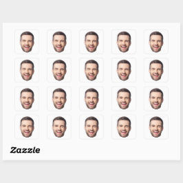 Adesivo Quadrado Autocolantes Personalizados, Foto Personalizada