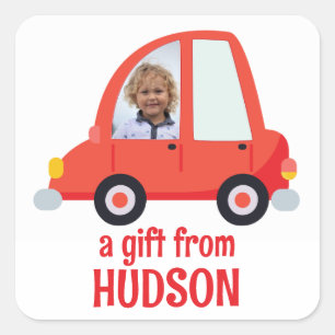 Adesivo Quadrado Autocolantes personalizados para presentes