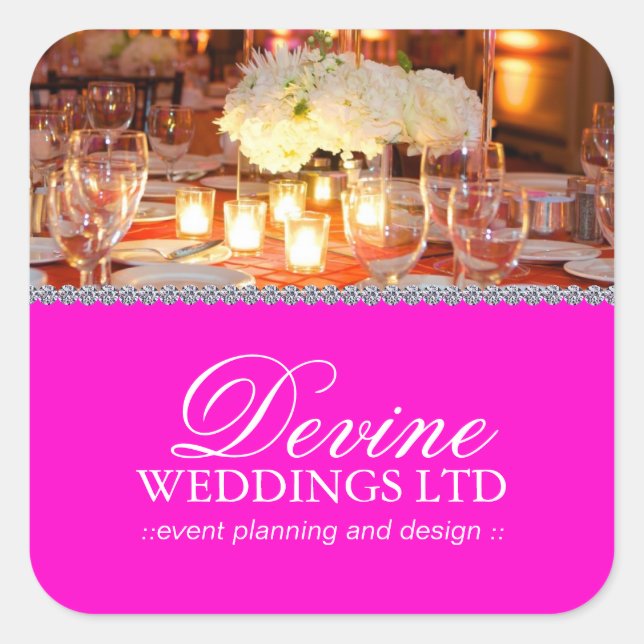 Adesivo Quadrado Autocolantes personalizáveis do Planejador de Casa (Frente)