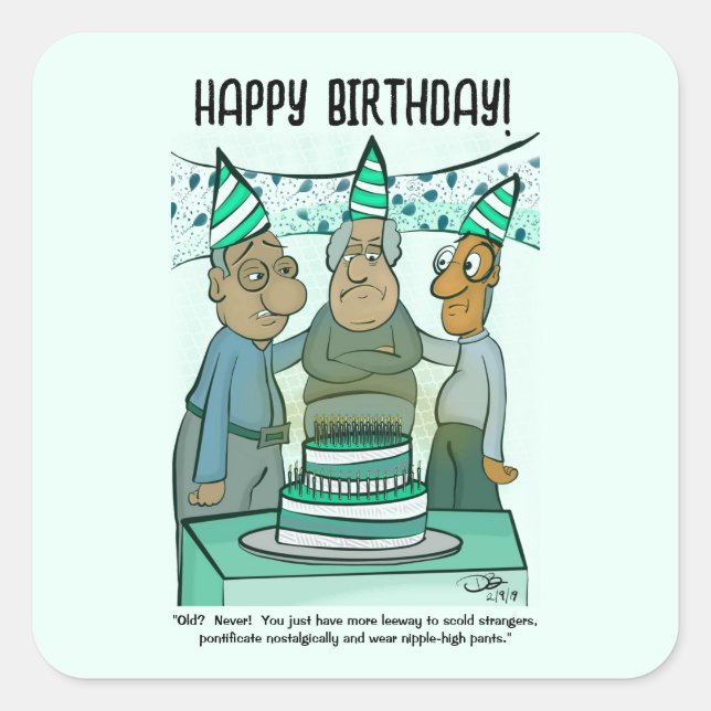 Adesivo Quadrado Autocolantes quadrados de esquerda (Frente)