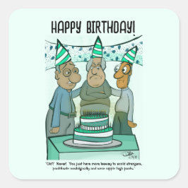 Adesivo Quadrado Autocolantes quadrados de esquerda