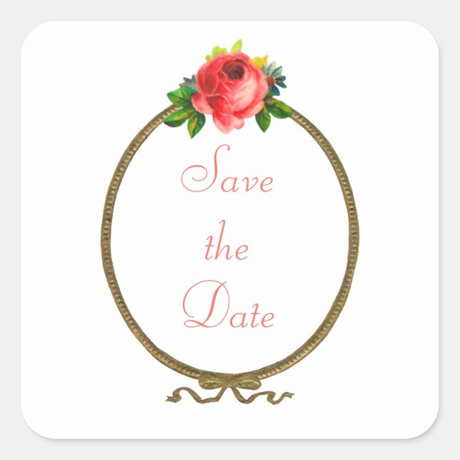 Adesivo Quadrado Autocolantes quadrados de quadros (Frente)