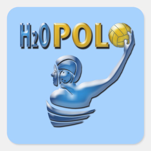 Adesivo Quadrado Autocolantes quadrados H20 (Frente)