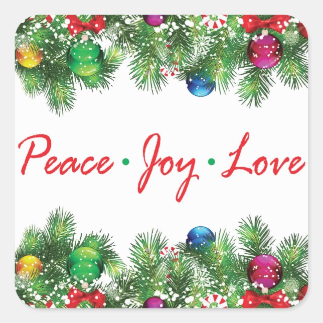 Adesivo Quadrado Autocolantes quadrados, Matte, Pequeno, 1½ polegad (Frente)