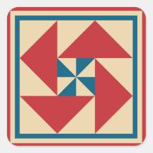 Autocolantes - Spin Patriótico (vermelho)