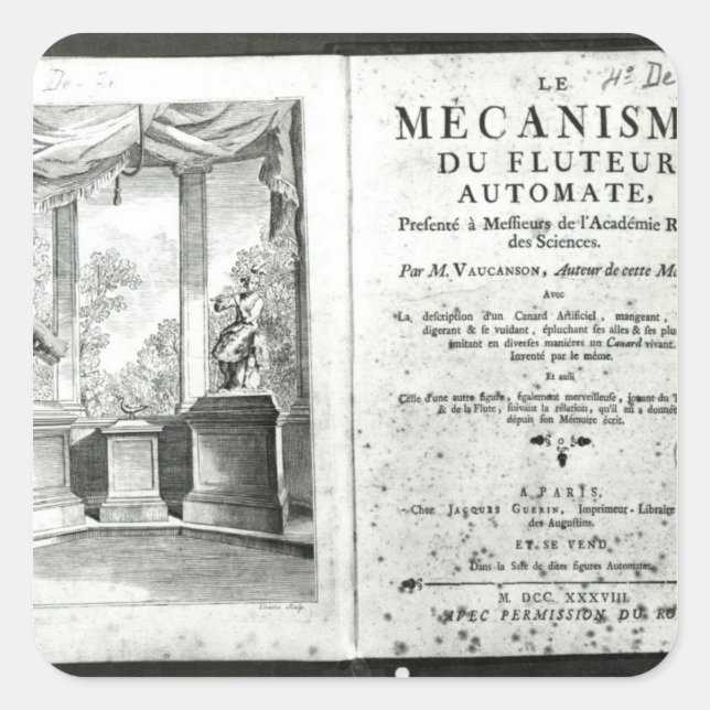 Adesivo Quadrado Automações, ilustração da frontispício (Frente)