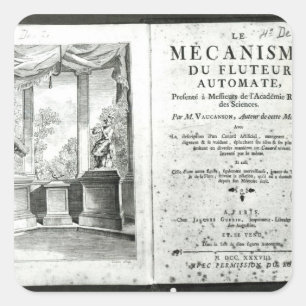 Adesivo Quadrado Autômatos, ilustração do frontispiece