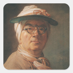 Adesivo Quadrado autorretrato, 1775