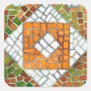 Adesivo Quadrado AUTUMN MOSAIC Grandes Padrões
