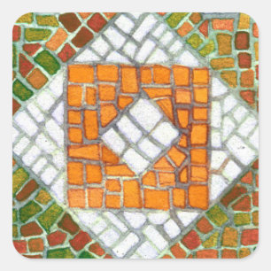 Adesivo Quadrado AUTUMN MOSAIC Pequenos Padrões
