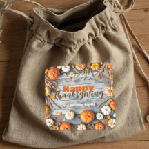 Autumn Pumpkins e Folhas no Dia de Ação de Graças 