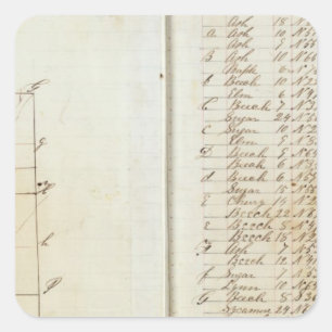 Adesivo Quadrado Avaliação 3 de Michigan e de Indiana