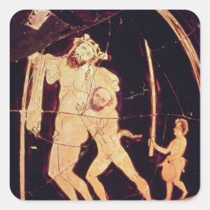 Adesivo Quadrado Aveia-vermelho-sótico