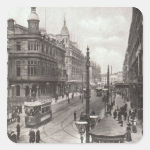 Adesivo Quadrado Avenida real, Belfast, c.1900