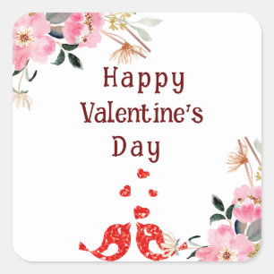 Adesivo Quadrado Aves