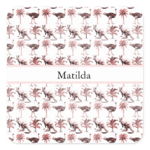 avestruzes e cangurus, personalizáveis