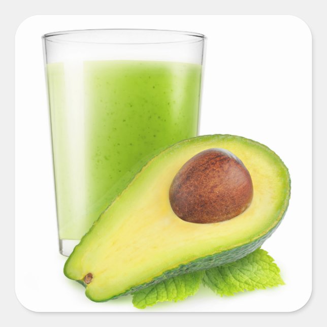 Adesivo Quadrado Avocado smoothie (Frente)
