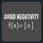 Adesivo Quadrado avoid negativity math equation<br><div class="desc">avoid negativity math equation, avoid negativity, math equation, math, math student, mathematics teacher, math teacher, mathematics, mathematicians, mathematicians job, math genius, mathematicians career, calculator, math geek, math nerd, math struggle, math quiz, math geeks, equation, math instructor, numbers, faculty, equations, math club, idea</div>