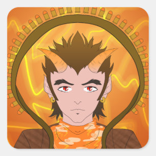 Adesivo Quadrado AWGRaijin