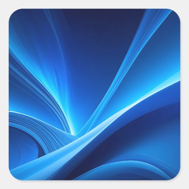 Adesivo Quadrado Azul (Frente)