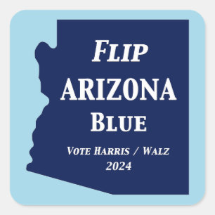 Adesivo Quadrado Azul Arizona sacudir em 2024