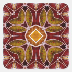 Adesivo Quadrado Azulejo floral