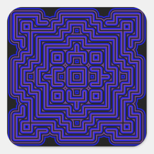 Adesivo Quadrado Azulejo Lotus