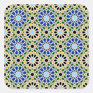 Adesivo Quadrado Azulejo Quadrado de cor