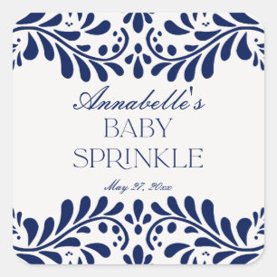 Adesivo Quadrado Azulejo Talavera Espanhol Fiesta Baby Sprinkle