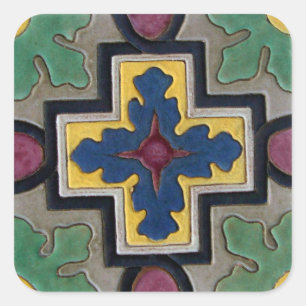 Adesivo Quadrado Azulejo Vintage