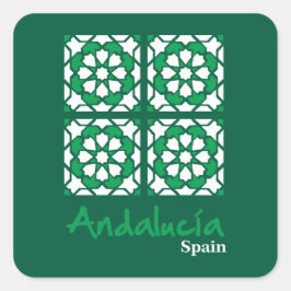 Adesivo Quadrado Azulejos Andaluzes 2