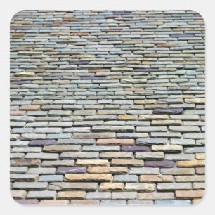 Adesivo Quadrado Azulejos de telhado