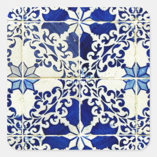 Adesivo Quadrado Azulejos, Portuguese Tiles