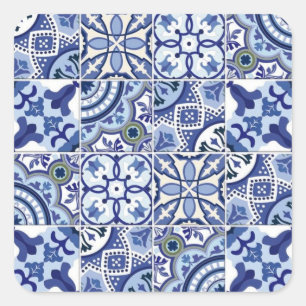 Adesivo Quadrado Azulejos Portugueses