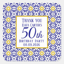 Azulejos Portugueses Azul 50º aniversário do Medit